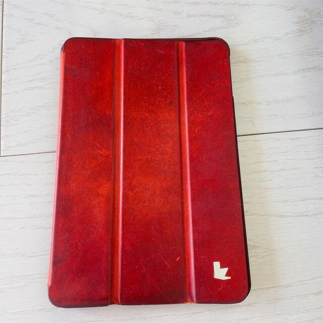 Bally 本革iPad ケース赤9.7インチ用