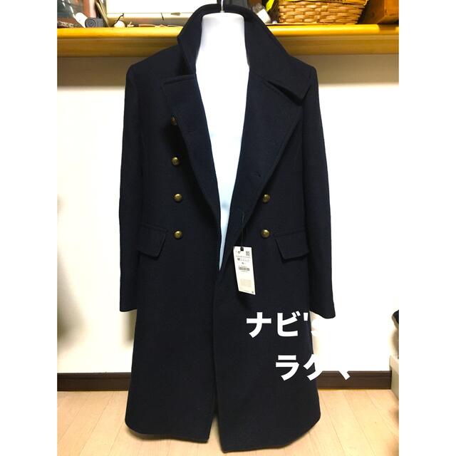 ZARA - 新品 ZARA MAN ナポレオンコート ネイビー コート メンズ M 40