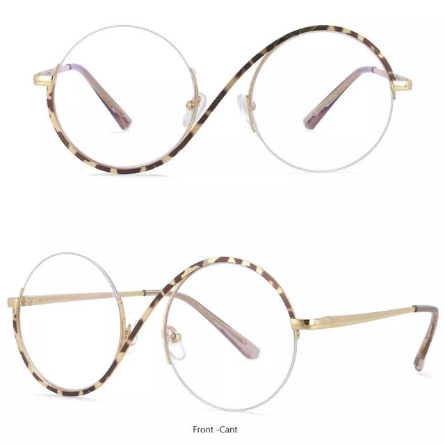 個性的メガネ眼鏡ハーフリムブルーライトカットめがねサングラス