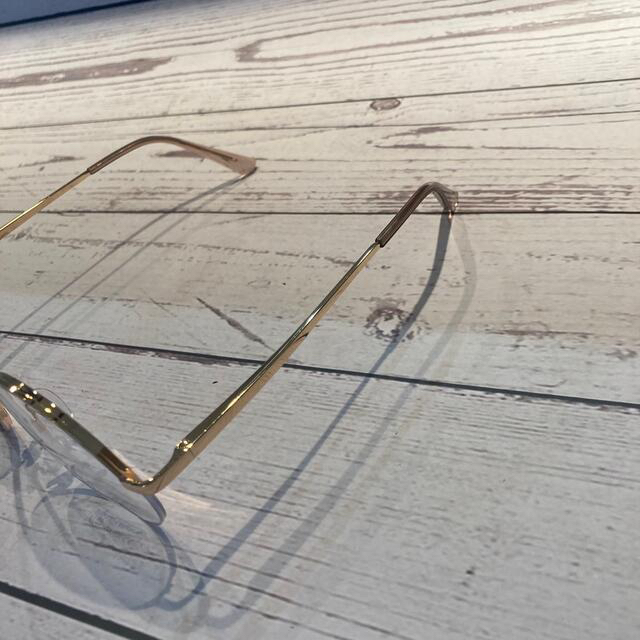 個性的メガネ眼鏡ハーフリムブルーライトカットめがねサングラス