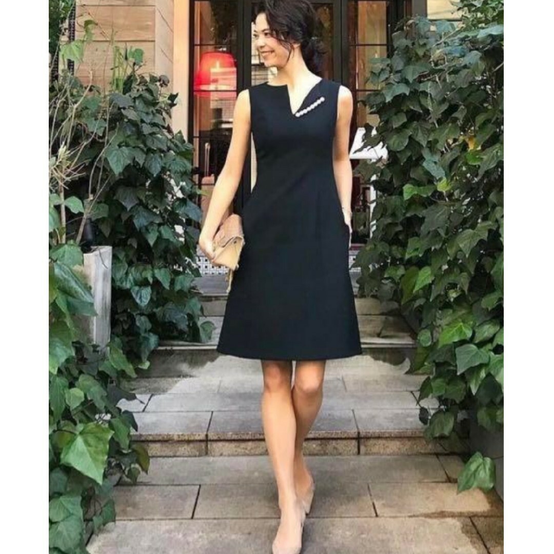 YOKO CHAN - YOKOCHAN ヨーコチャン パール Aラインワンピースの通販