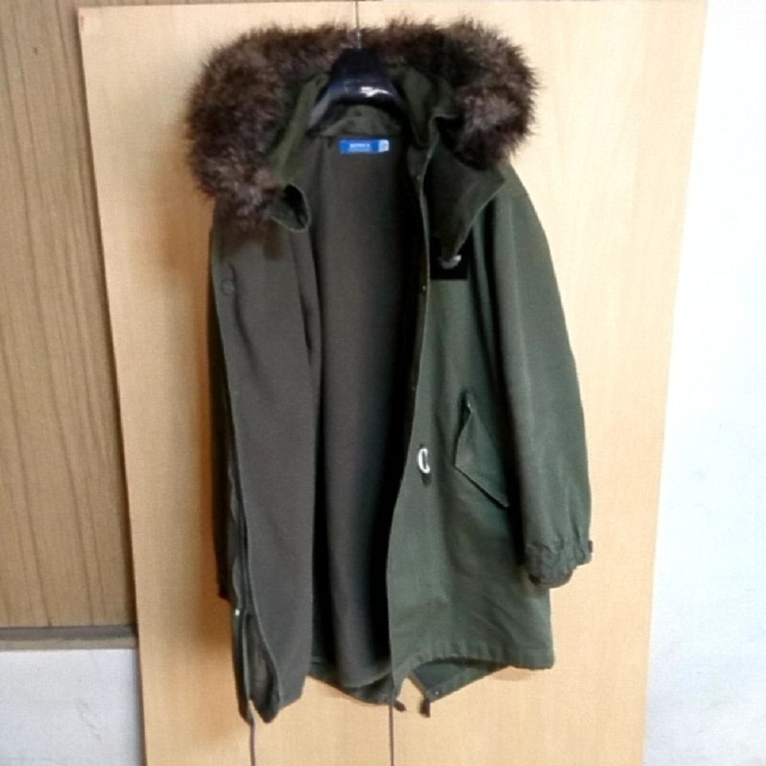 adidas - アディダス モッズコート 緑 Sサイズ ミリタリー ジャケット