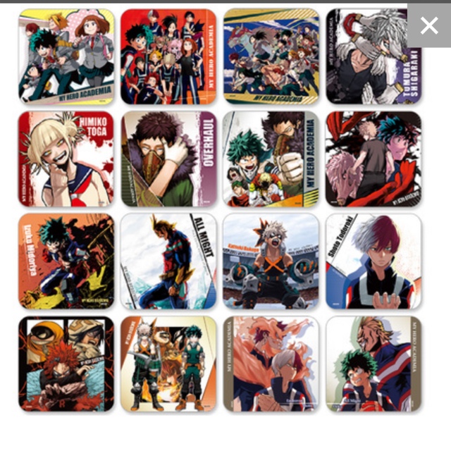 僕のヒーローアカデミア アートコースター ジャンプ展 僕のヒーロー