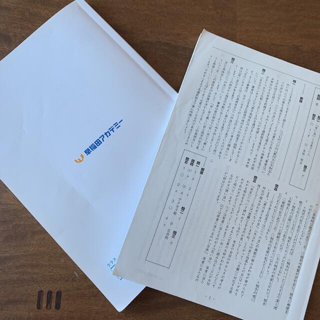 早稲田アカデミー NN早実 夏期集中特訓 国算理社 2021年度版 中古