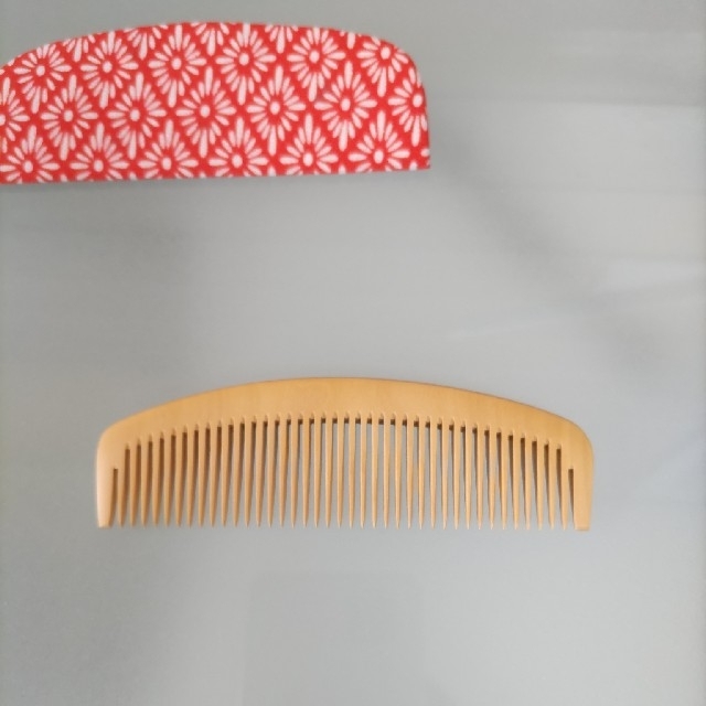 新品未使用】 京都 二十三や つげ櫛 ケース付きの通販 by しましま's