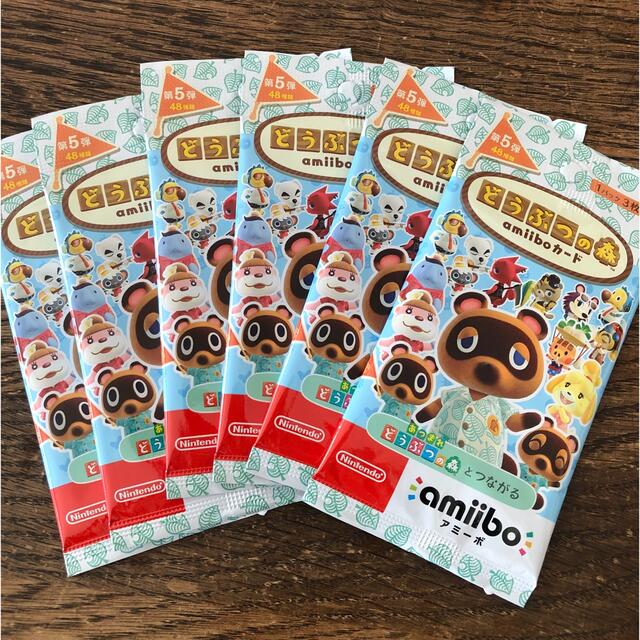 Nintendo Switch - どうぶつの森 amiiboカード 第5弾 6パック の通販