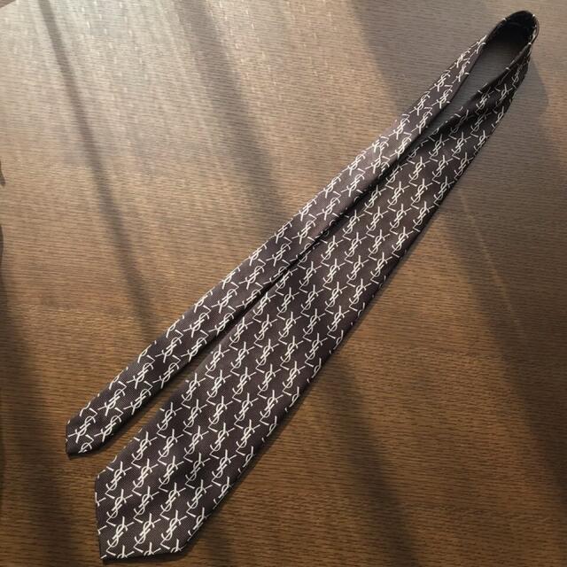 SAINT LAURENT - Vtg 70s80s イヴサンローラン ネクタイ ワイドタイ