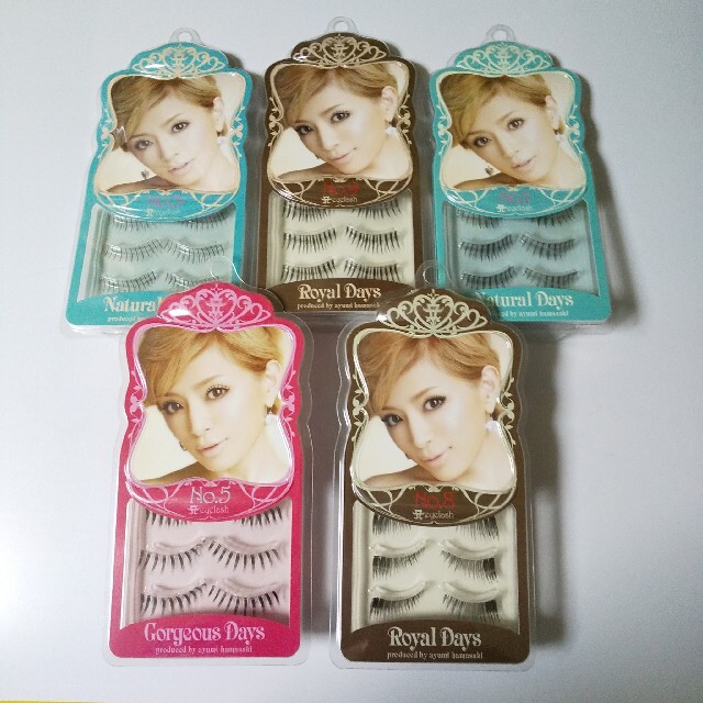 □レア☆浜崎あゆみプロデュースのアイラッシュ5種/5個セット☆総額