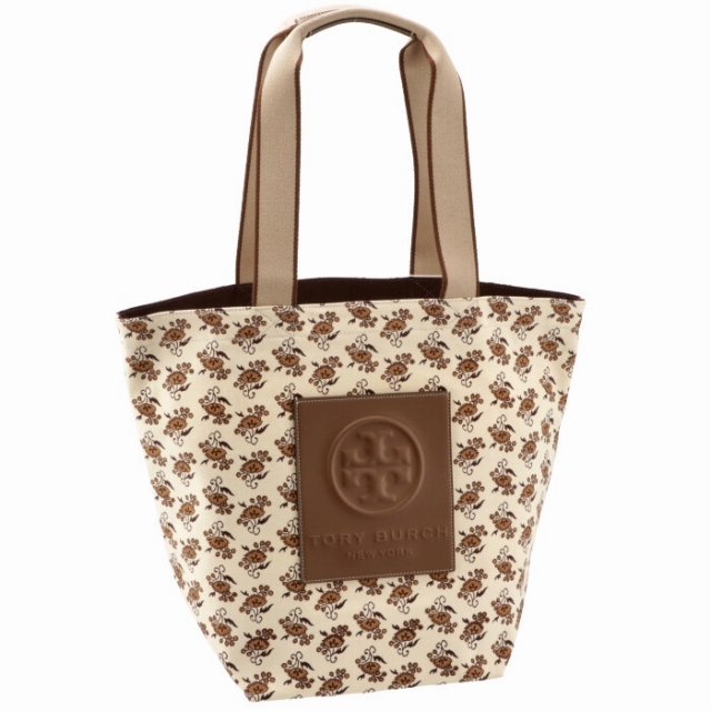 Tory Burch - TORY BURCH キャンバストート プリント トートバッグの