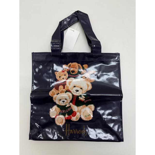 Harrods - レア ハロッズ トートバッグ 小 くま ベア 猫 犬 うさぎの