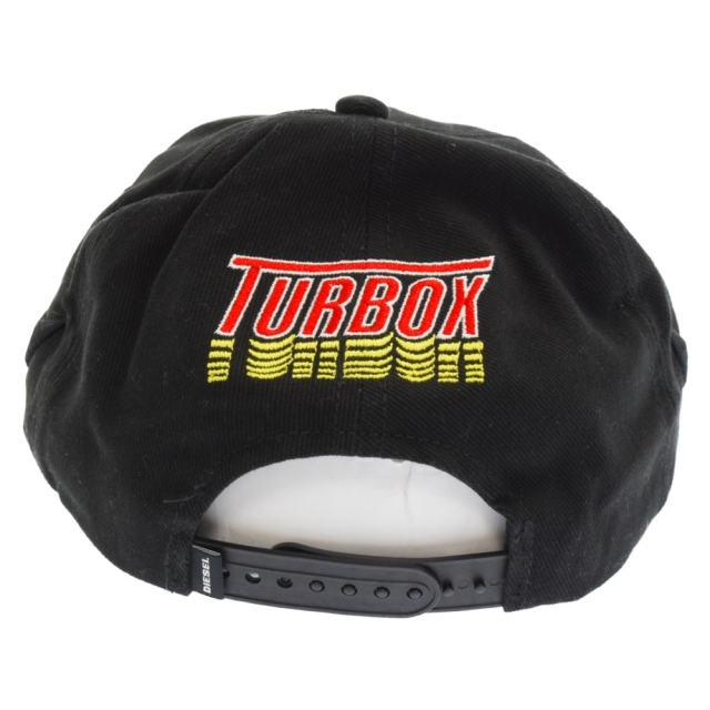 DIESEL - DIESEL ディーゼル 78ロゴ刺繍デザイン キャップ ブラック