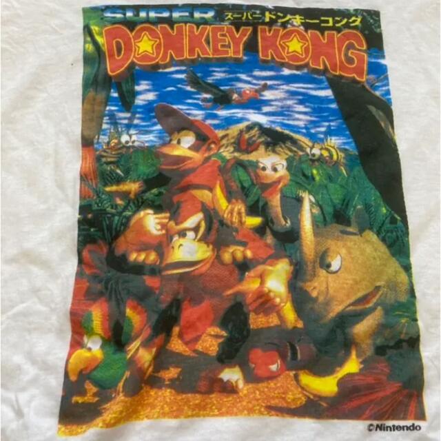 当時物 希少 スーパードンキーコング Tシャツ キッズサイズ 任天堂