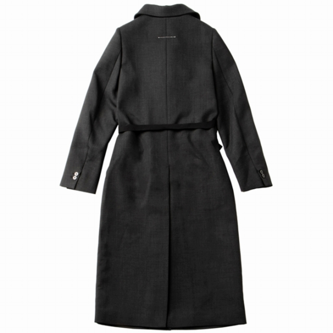 MM6 - MM6 MAISON MARGIELA ロングコート レディース ノーカラーの通販