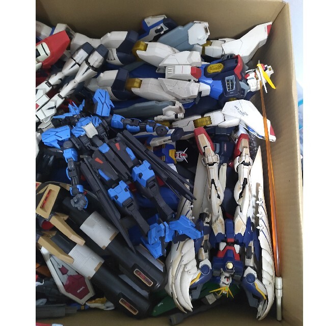 MGガンプラ ガンプラジャンクセット まとめ 組み立て済みジャンク品 積