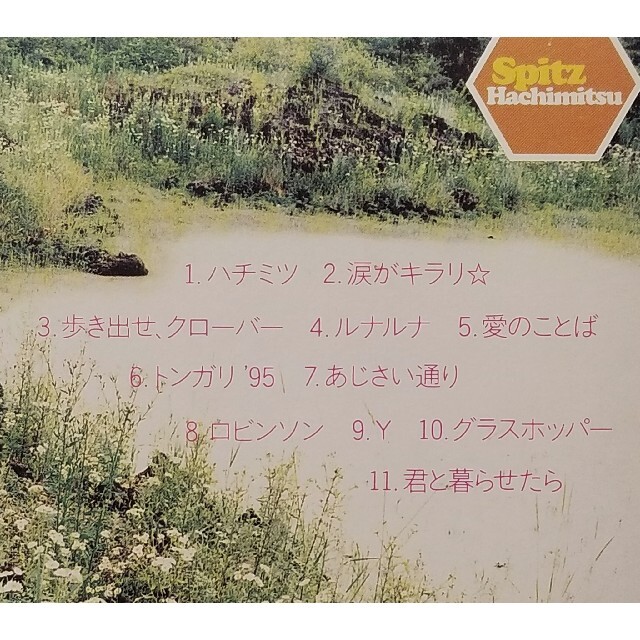スピッツ ハチミツ 『ロビンソン』『涙がキラリ』他、全11曲収録！の
