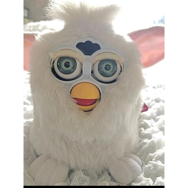 TOMMY - 初代ファービーFurby英語版白ホワイトタグ付稼働確認箱