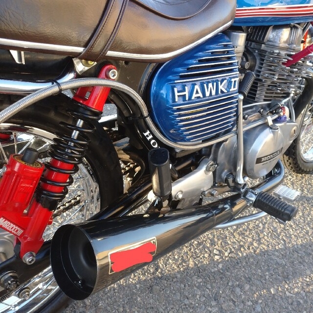 CB250T 400T ホーク バブ マフラー メガホンの通販 by tara's shop｜ラクマ