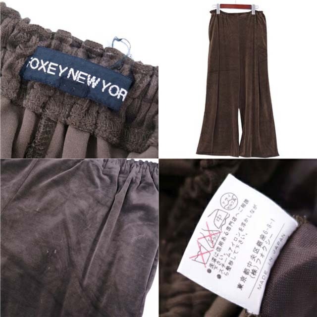 FOXEY - フォクシー ニューヨーク パンツ ベロア ベルベット ボトムス