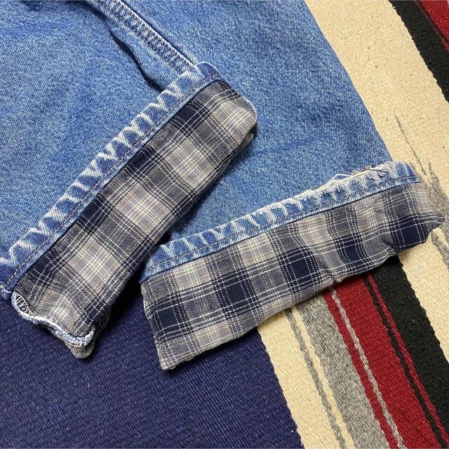 carhartt - 90s 古着 カーハート メキシコ製 デニム ロゴタグ 革タグ