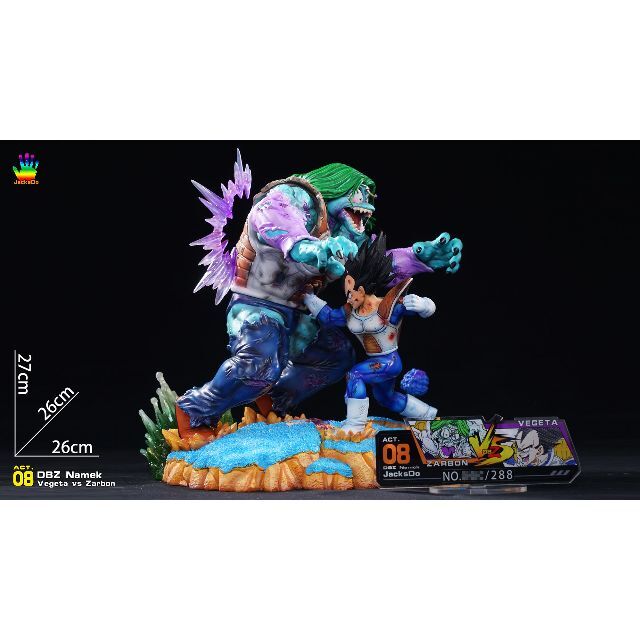 ドラゴンボール ベジータvsザーボン ガレージキット フィギュア 塗装