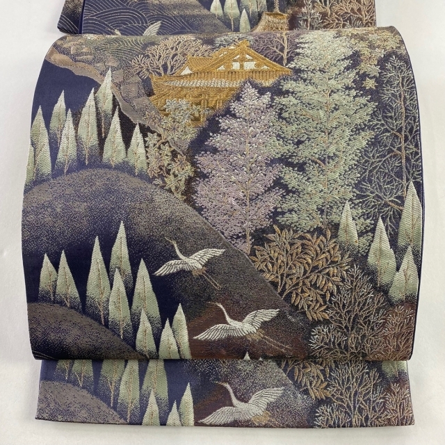 袋帯 袋帯 美品 秀品 六通 正絹 秀品 袋帯 美品 秀品