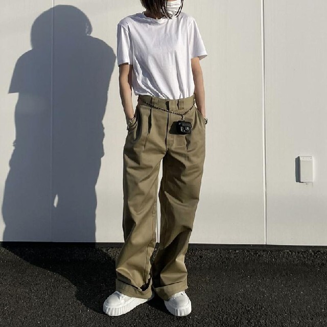 Dickies - ok.soon×dickiesコラボ ワイドチノの通販 by iiiiiiiitk's