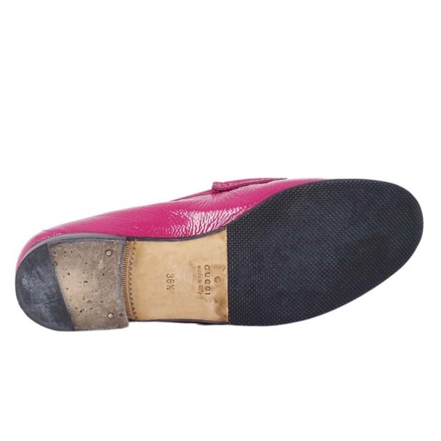 GUCCI - 美品 グッチ GUCCI ローファー ホースビット エナメルレザー
