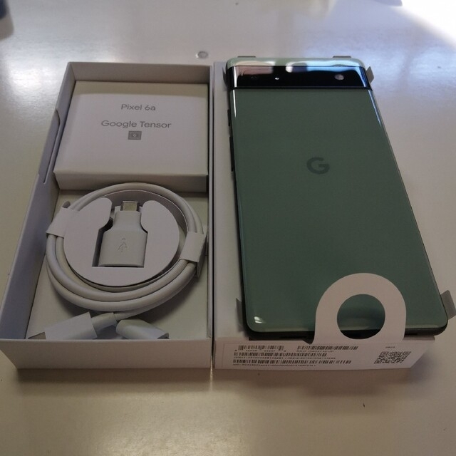 Google - Google Pixel 6a グリーン メモリ6 ストレージ128の通販 by