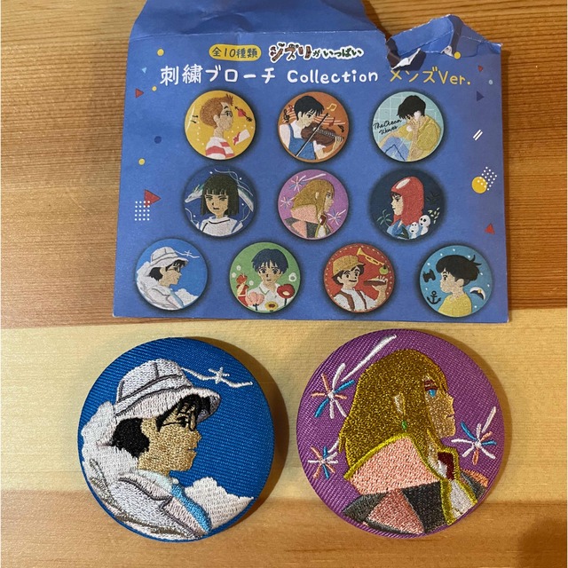 ジブリ - ジブリ 刺繍缶バッジの通販 by ぐーちょきぱん｜ジブリならラクマ
