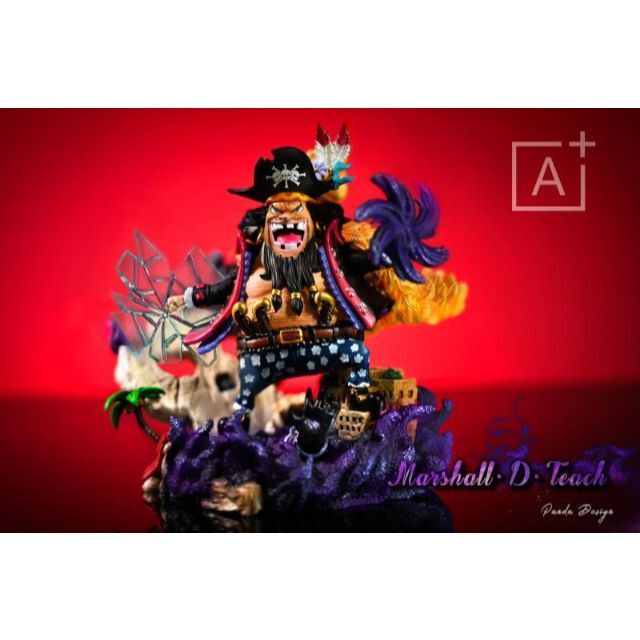 ワンピース 黒ひげ 黒髭 ガレージキット ワーコレサイズ フィギュアの