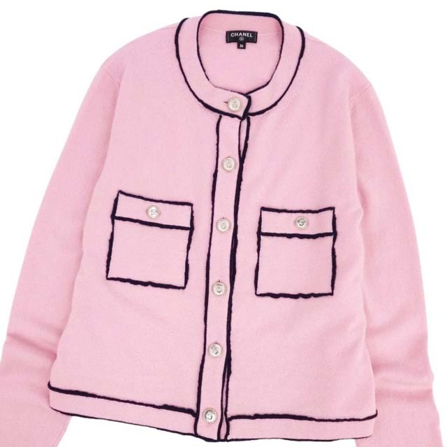 CHANEL - シャネル カーディガン 2021SS カシミヤニット P70793 36