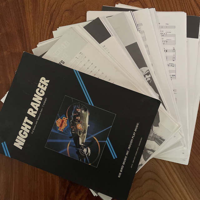 裁断済み 楽譜 ナイト・レンジャー7 Wishes ギター(TAB譜付)の通販 by