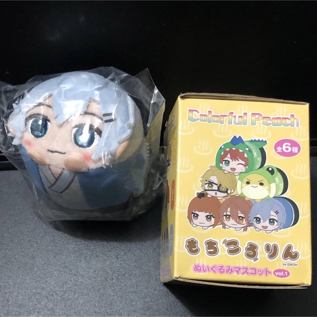 カラフルピーチ☆極楽湯☆コラボ☆もちころりん☆ぬいぐるみマスコット