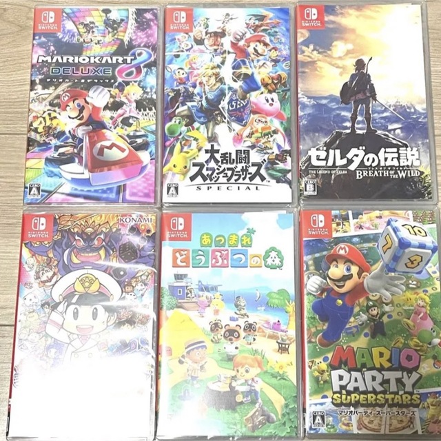Nintendo Switch - Nintendo Switch ソフト6本 新品未開封の通販 by た