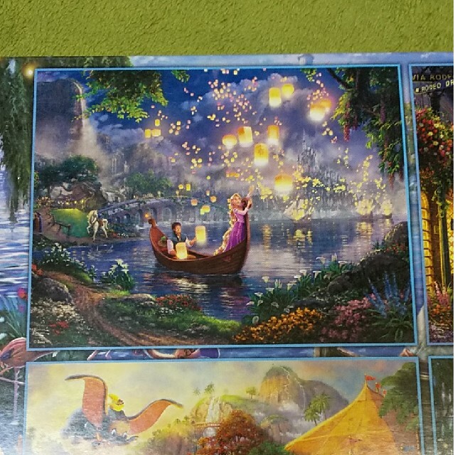 ディズニー 4種 パズル 500ピース×4 トーマス・キンケード disneyの