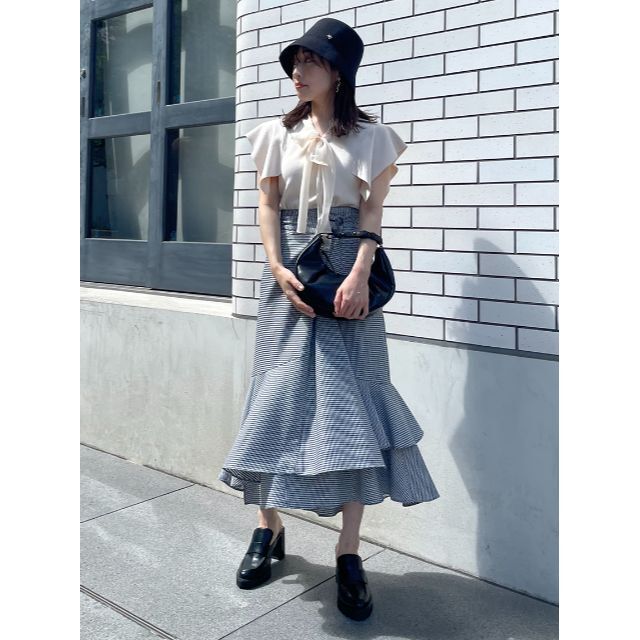 SNIDEL - ヒールローファーサボ ブラック Mの通販 by ちーさんショップ