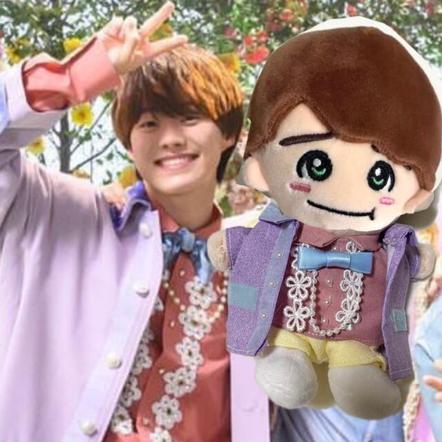 ちびぬいなにわ男子1stLove＆花婿風服衣装白スーツ高橋恭平