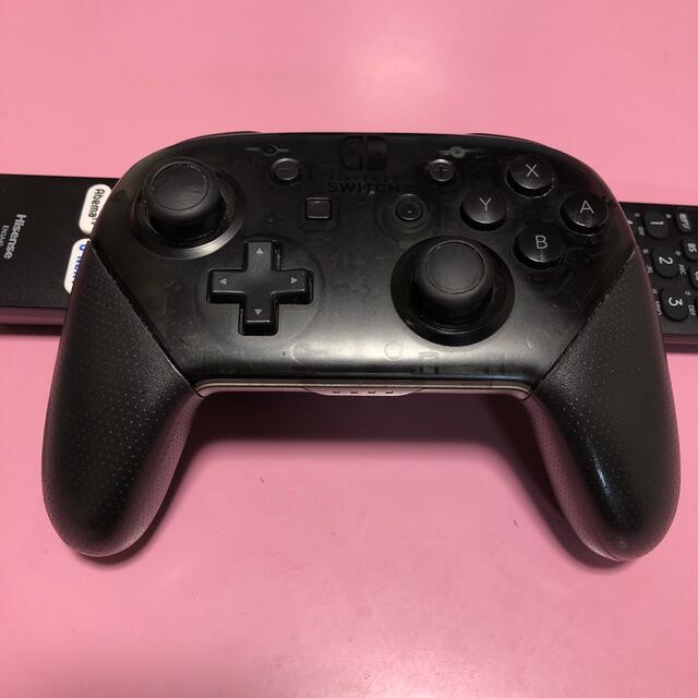 Nintendo Switch - （ジャンク）スイッチ純正プロコン黒の通販 by ほろ