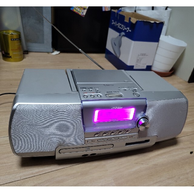ビクター クラビア JVC RC-A2-S CD/MDポータブルシステム Victor