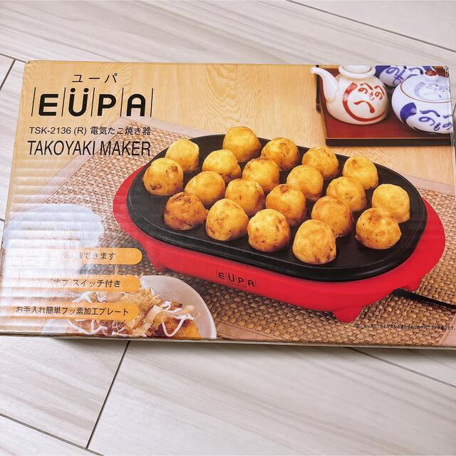 たこ焼き器 EUPA TSK-2136(R)の通販 by ffw's shop｜ラクマ