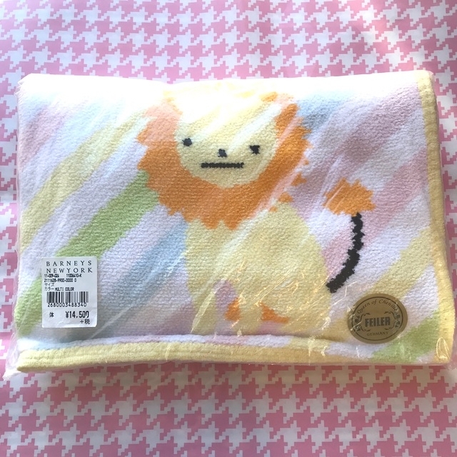 フェイラー 新品 プティバス おくるみ バーニーズ ライオン