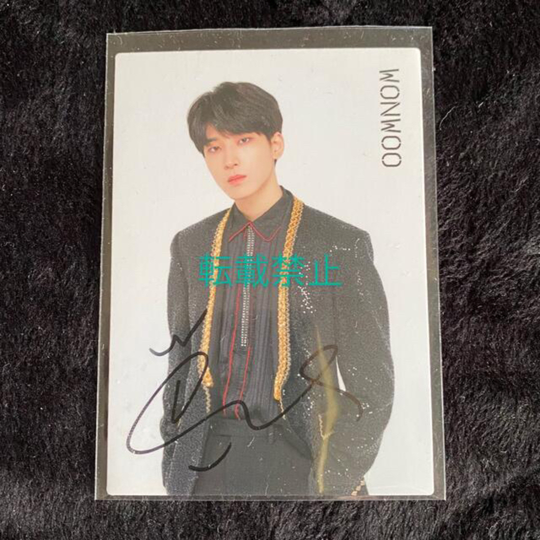 seventeen セブチ ウォヌ wonwoo サイン入り 生写真 【公式通販】