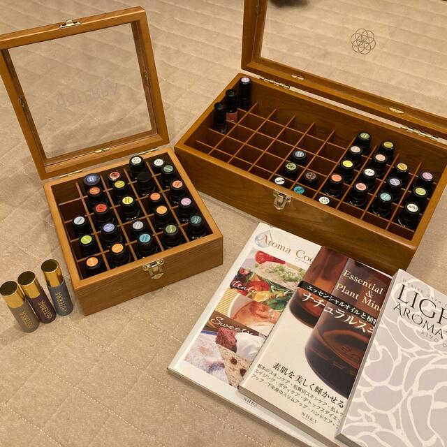 ドテラ 中古品 エッセンシャルオイル 書籍 ウッドボックスの通販 by