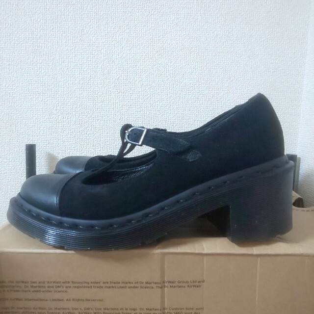 Dr.Martens - ドクターマーチン Tストラップシューズ uk6 黒 ブラック