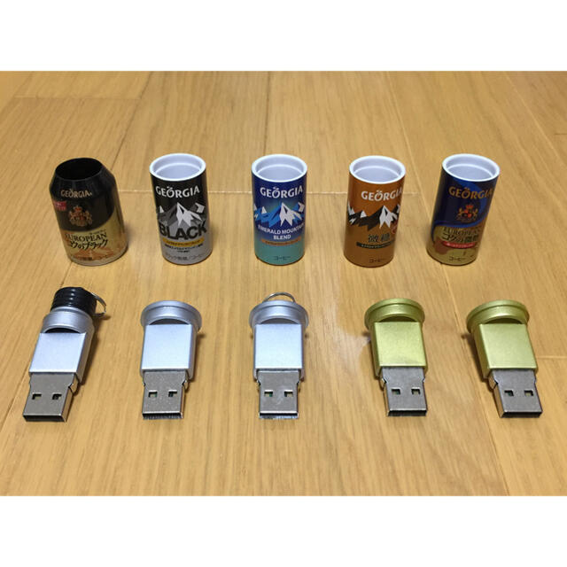ジョージア コカコーラ 缶コーヒー型 USBメモリ 5個セットの通販 by