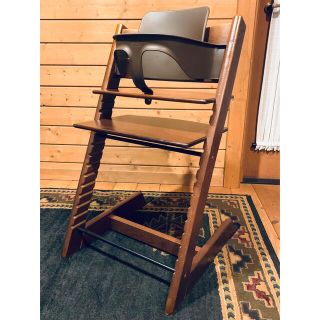 良品】 STOKKE トリップトラップ 旧ロゴ ヴィンテージ 希少 ガード付き