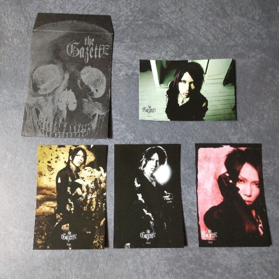 レア】the GazettE/ガゼット【葵】セット限定トレカ&物販写真&切り抜の