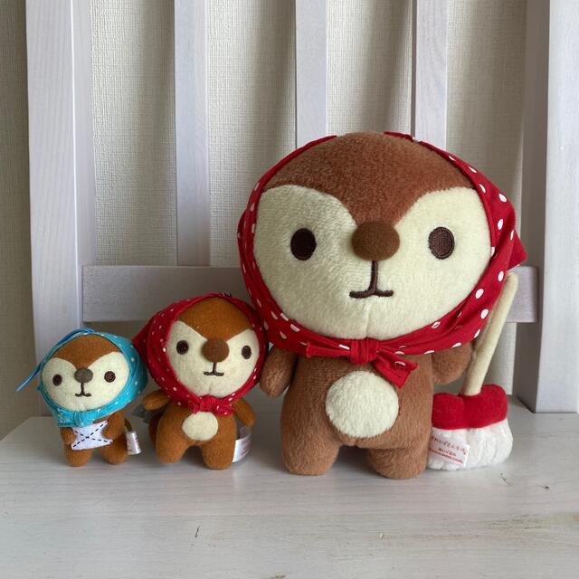 平成レトロ きれいずきん生活 リール マスコット ぬいぐるみ