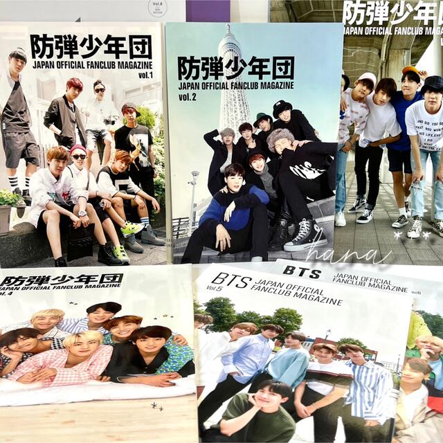 BTS 会報 vol1～vol5 カード BTS 会報 vol1～vol5 カード BTS 会報