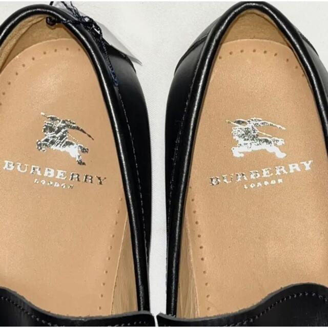 BURBERRY - 【新品】BURBERRYノバチェックプレート付きローファー 日本